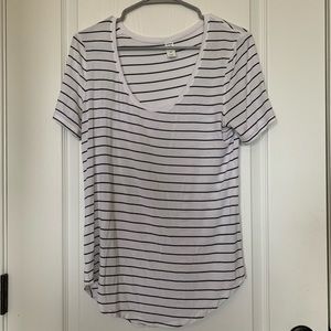 Striped swing t shirt
